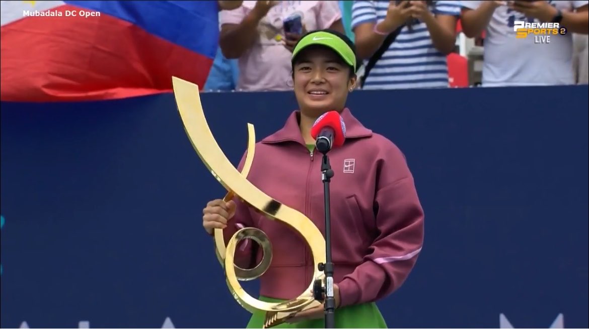 keifornal's tweet photo. FIRST EVER WTA CHAMPION FROM THE PHILIPPINES, ALEX EALA! 🙌😌❤️‍🔥🇵🇭 https://t.co/m7cCY6X4xp