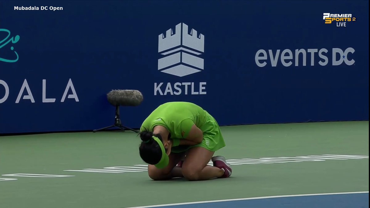 OneSportsPHL's tweet photo. CHAMPION AT LAST! 🇵🇭🏆

Alex Eala is officially a WTA Tour champion, rallying from a set down to defeat World No. 3 Jessica Pegula, 4-6, 6-4, 6-0, and capture the 2026 #MubadalaDCOpen, her first-ever WTA Tour title and maiden WTA 500 crown.

#WTA #AlexEala

📸 Premier Sports 2 https://t.co/NZzie2wTmH