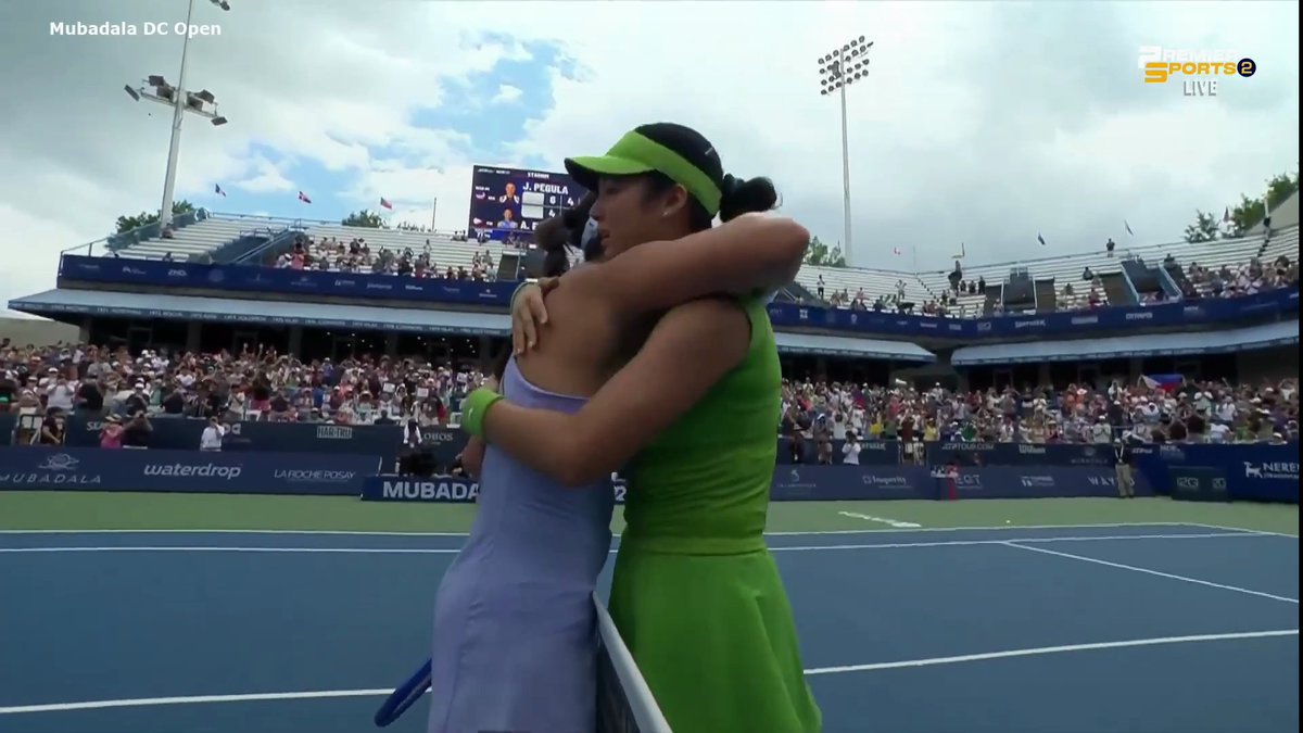 OneSportsPHL's tweet photo. CHAMPION AT LAST! 🇵🇭🏆

Alex Eala is officially a WTA Tour champion, rallying from a set down to defeat World No. 3 Jessica Pegula, 4-6, 6-4, 6-0, and capture the 2026 #MubadalaDCOpen, her first-ever WTA Tour title and maiden WTA 500 crown.

#WTA #AlexEala

📸 Premier Sports 2 https://t.co/NZzie2wTmH