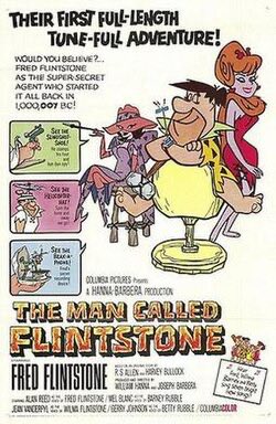 Toyhuntersholl2's tweet photo. The Man Called Flintstone premiered in theaters, August 3, 1966! 

It parodies 1960s spy films like James Bond, with Fred Flintstone impersonating a secret agent look-alike, Rock Slag!

#flintstones #theflintstones #TheManCalledFlintstone #hannabarbera #jamesbond https://t.co/PJQp2NLjTt
