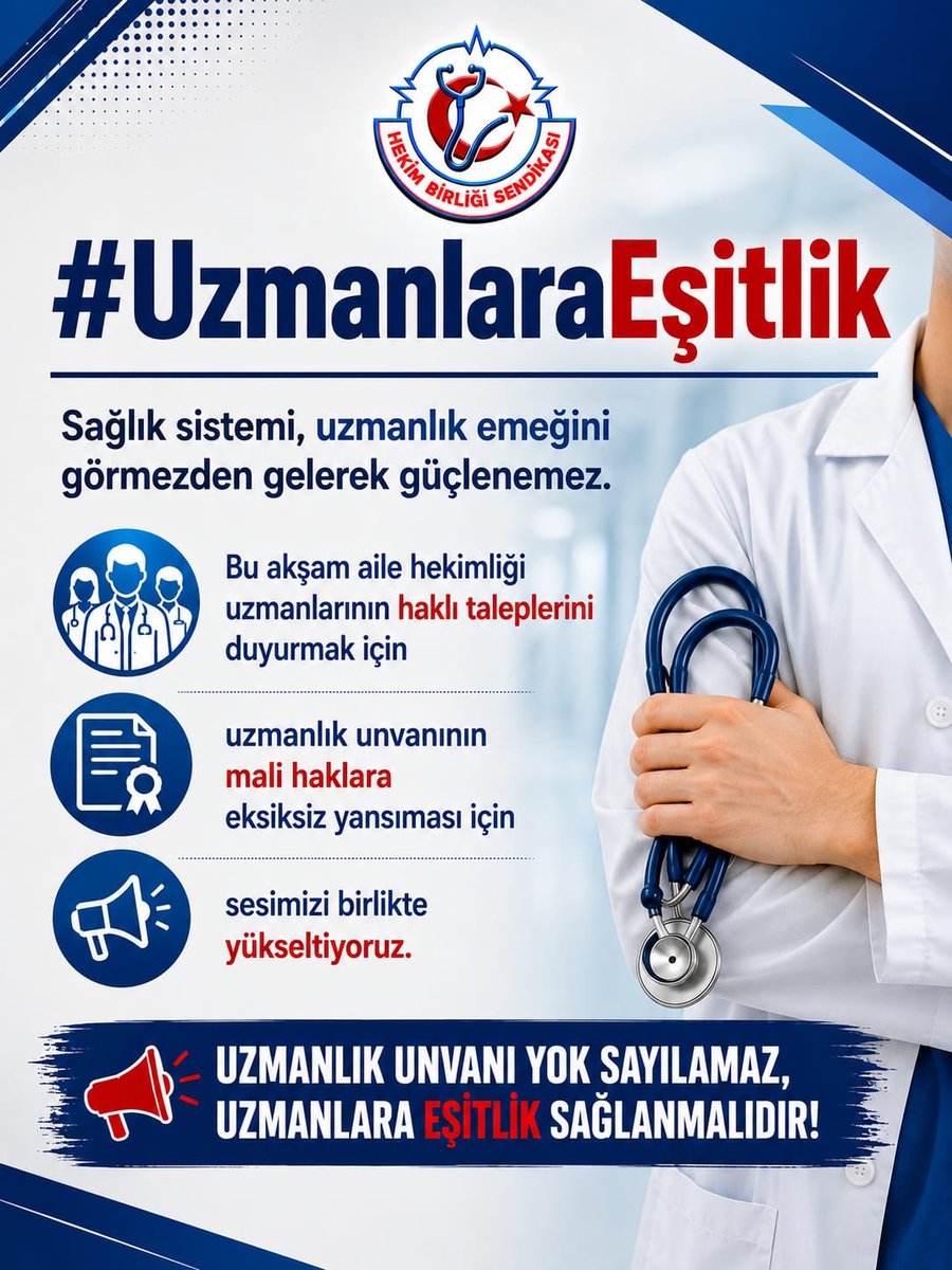 hekim_birligi's tweet photo. #UzmanlaraEşitlik https://t.co/cthw89nvm4