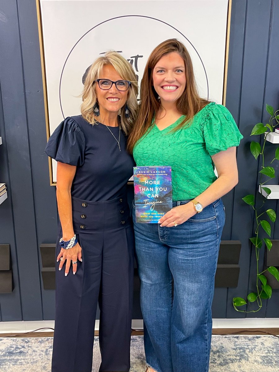 anniefdowns's tweet photo. Sweet day on the pod with my friend @SusieLarson! As we have talked through community, it was important we got to talk to Susie about how to stay in community when you’re in pain, particularly when you are long-suffering. https://t.co/wIMhOHUNbg https://t.co/IGu0diQVTW