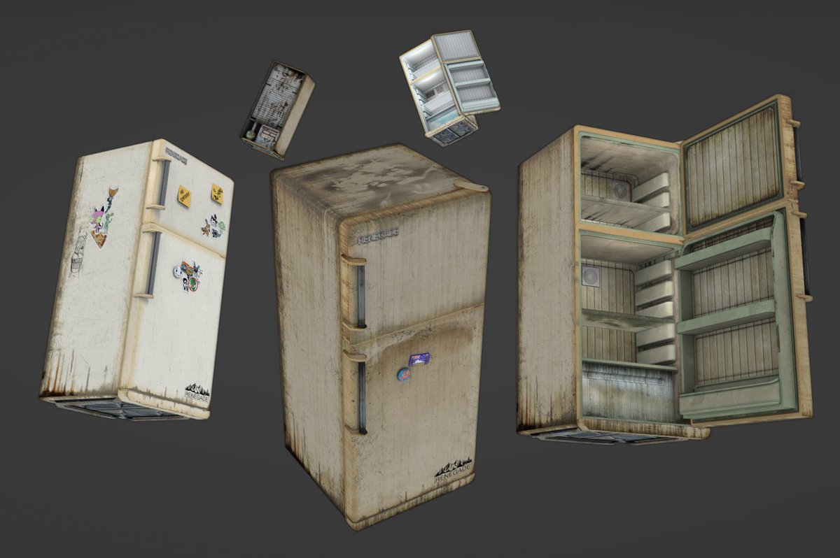 MoniqueMonsters's tweet photo. Made an alt skin for the fridge, for reasons. (not a replacement skin for the base) https://t.co/7ntiLWxhjT