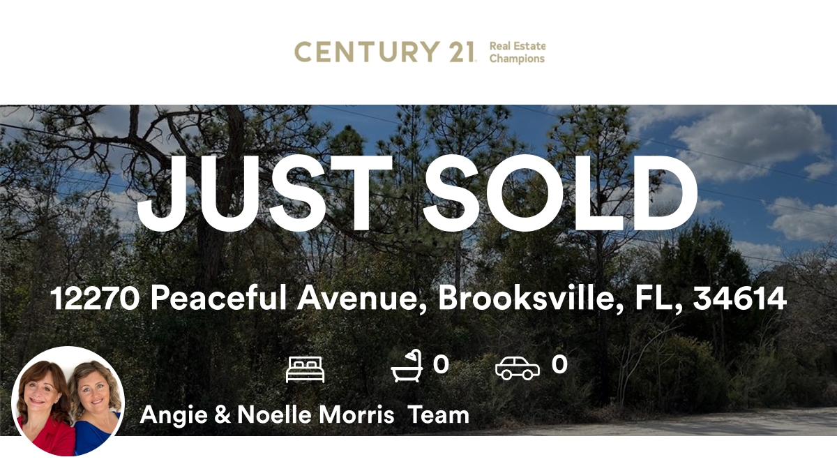 Morristeam1's tweet photo. 📍 12270 Peaceful Avenue, Brooksville, FL, 34614

My latest sale on RateMyAgent.

https://t.co/gmH0OfNtJn

#morristeamsells #experiencematters #ratemyagent https://t.co/1zgAkZQMbz