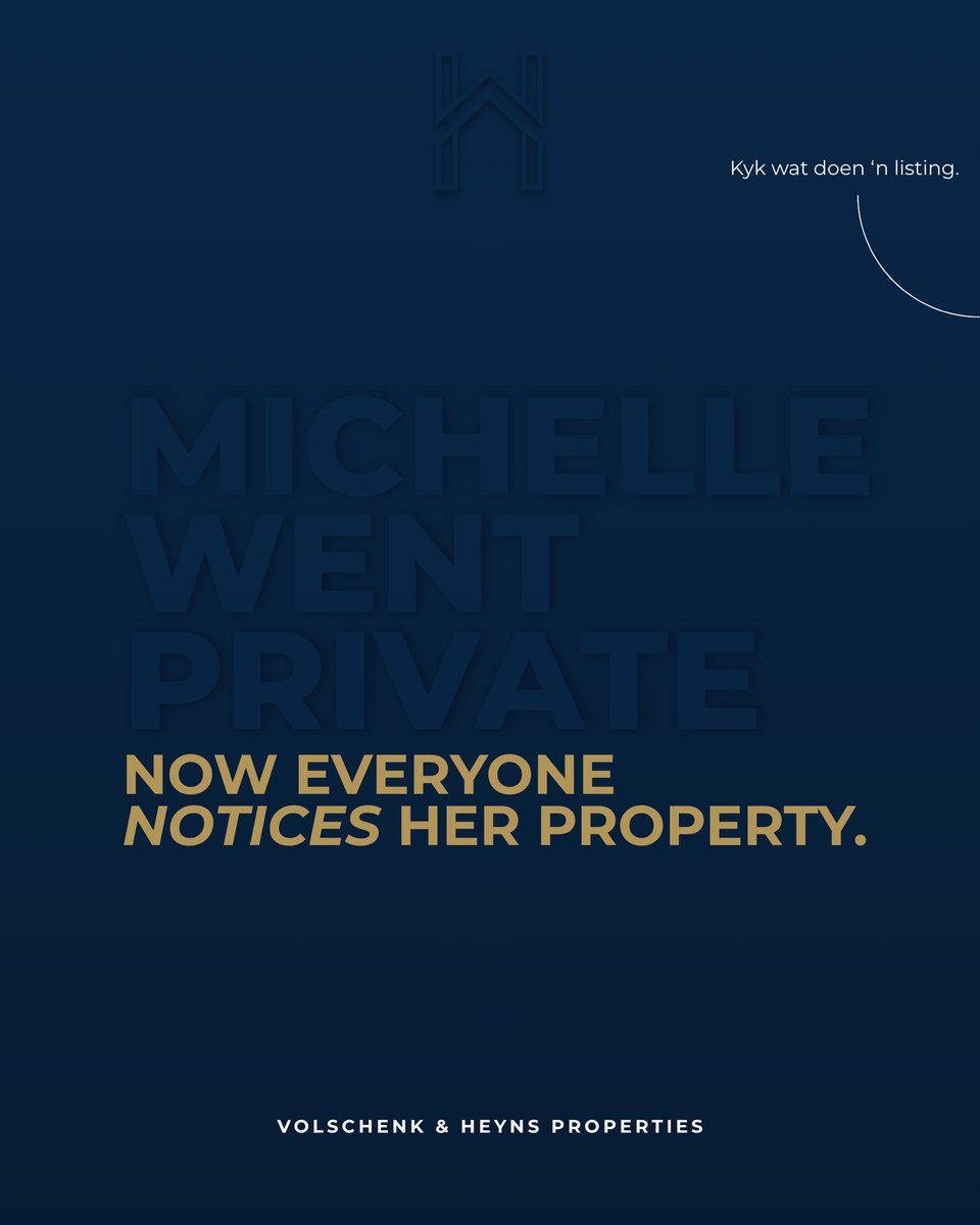VolschenkHeyns's tweet photo. We’ve gone Private. Ironically.
Your property won’t be.
Now officially listing on Private Property for greater visibility and more qualified buyers.
#volheys #makingmoves #privateproperty #realestate #southafricaproperty https://t.co/vxFVLRmrxS