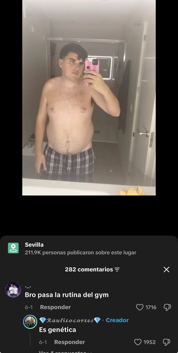 jotaakaaa's tweet photo. Ostia estoy llorando 

“ es genética “ https://t.co/N6lxb9ePdf