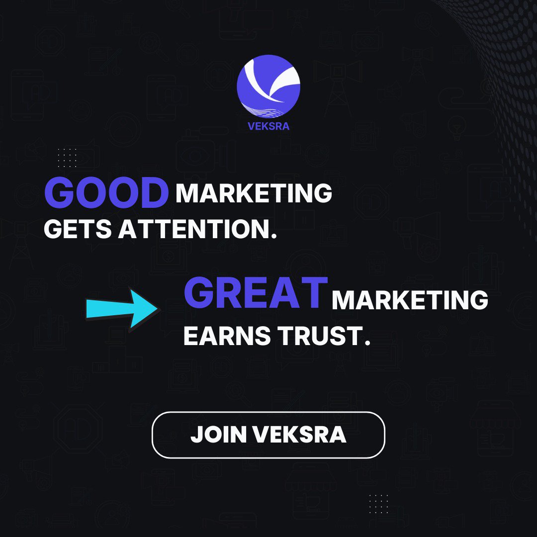 veksra's tweet photo. Anyone can buy attention! 

Visibility may get you the first click. 
But trust earns the conversation, the customer, and the referral.

Join Veksra.

#marketingtips #veksra #businessgrowth #seotips https://t.co/xXEmhkDDhP