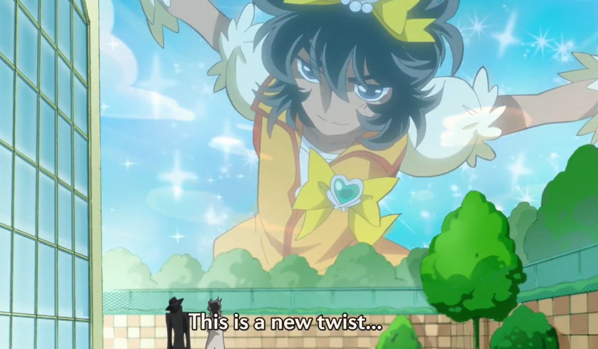 KRRicRX's tweet photo. In a better timeline Heartcatch Precure would have the courage to do this and be the peak of the franchise 😔 https://t.co/vKo7dVOli2