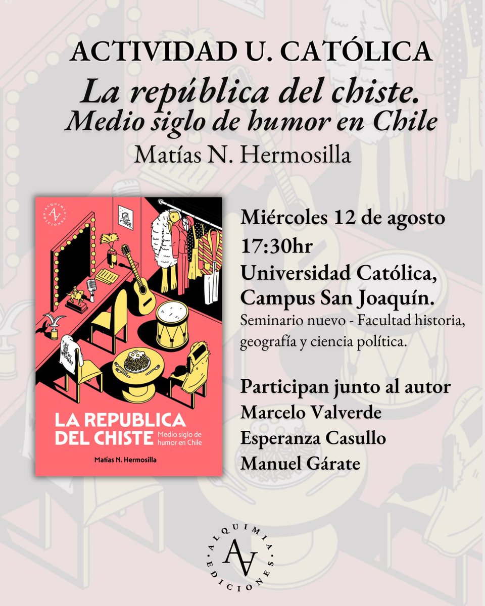 AlquimiaEd's tweet photo. Tenemos novedad de agosto y presentaciones! acompañanos https://t.co/g6tJ8gdviu
