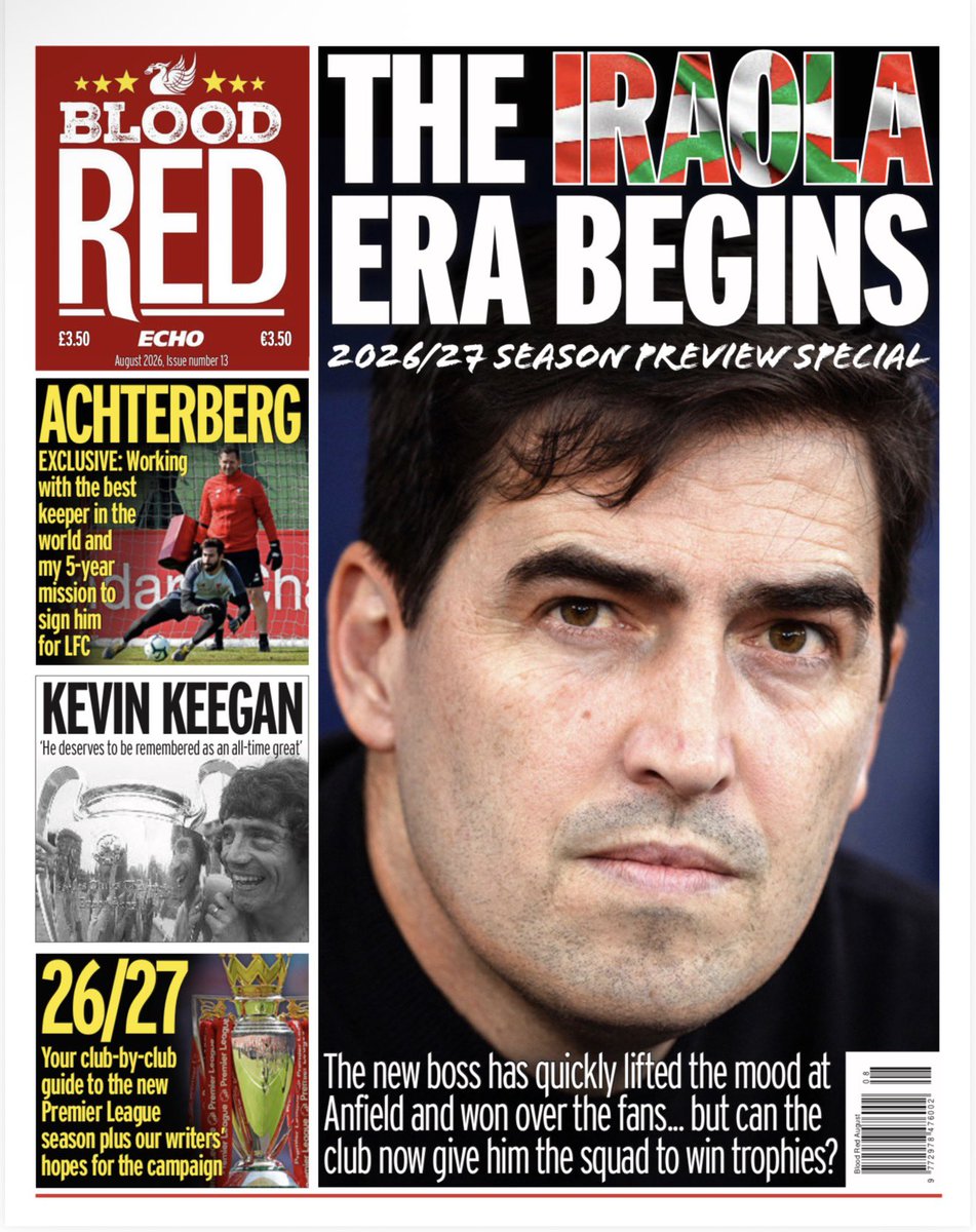 peter_bolster's tweet photo. Really proud to see my interview with @1JohnAchterberg featured on the front cover and spread across four pages. Another little milestone ticked off. 

A big thank you to John for being such a brilliant participant — a true LFC legend and an even better fella. @LivEchoLFC https://t.co/46oYmsE39g