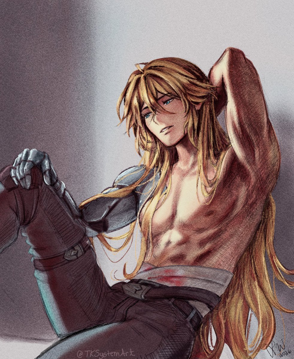 TKSystemArt's tweet photo. Shulk- Silent Weight

Bruh I tried to draw sexy future redeemed shulk, but I just created the fullmetal alchemist instead .-.
#xenoblade #shulk https://t.co/bH7kwePknY