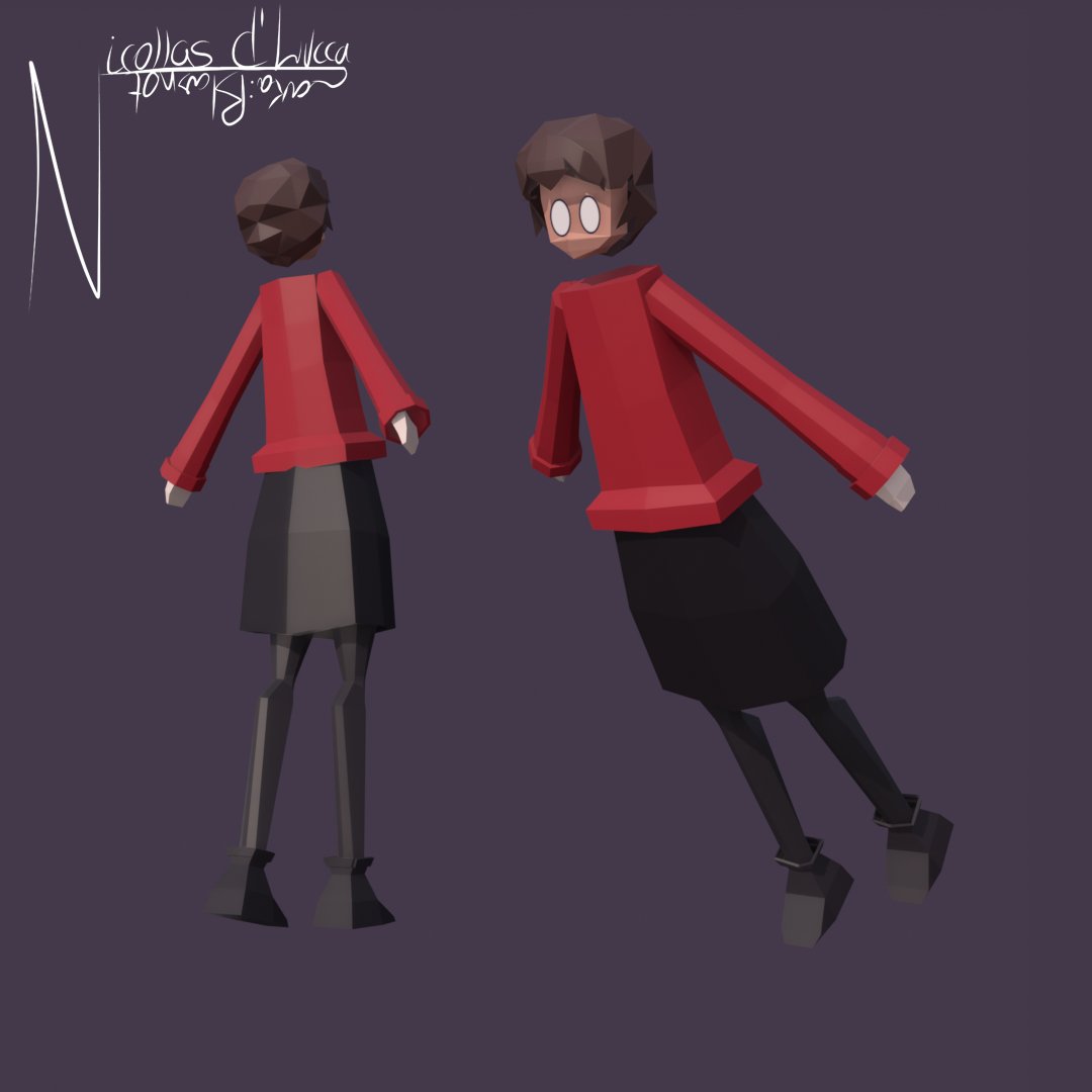 lucca_nicollas's tweet photo. Brought Iggy the Vampire into 3D! 🧛‍♀️✨
Made this version for @Kenay0212’s DTIYS. Bringing other people's OCs to life in 3D is always so fun^-^

Let me know what you think! 👇

#DTIYS #3Dart #Blender #Blender3D #3Dart #3DModeling #b3d #LowPoly #LowPoly3D #PS1Art #PSXStyle #DTIYS https://t.co/52VEl5YmJU