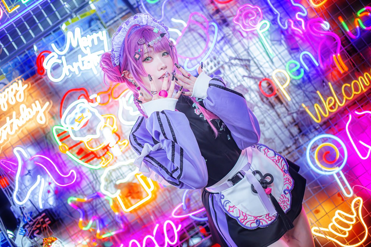ayawan1012's tweet photo. 🤭💜

Photo @bkxiv1 

#TOWART #常闇トワ #hololive #cosplay https://t.co/gnGiKt1his