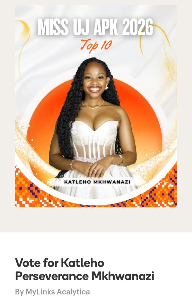 011kat's tweet photo. https://t.co/bYij0synKG

I don't usually ask for much on this app, but please vote for my Bitso as we rally behind her to get the 👑 
Please hle🥺🙏🏾💖 #missujapk2026 https://t.co/fCvLvhrI9H