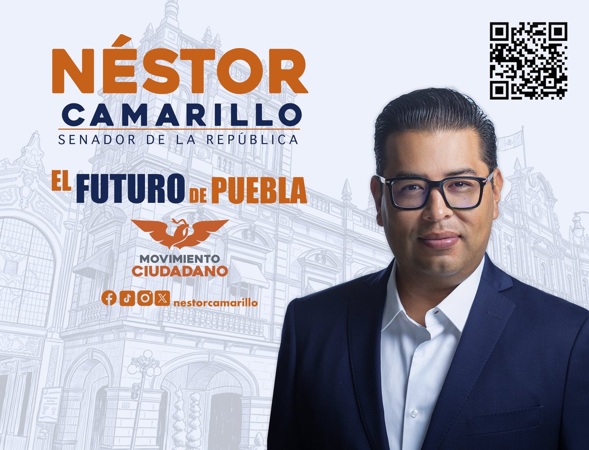 NestorCamarillo's tweet photo. Les comparto el QR de mi #SegundoInforme Ciudadano. 🍊
Aquí pueden consultar mi actividad como #Senador por #Puebla. https://t.co/Jbq3HomZMj