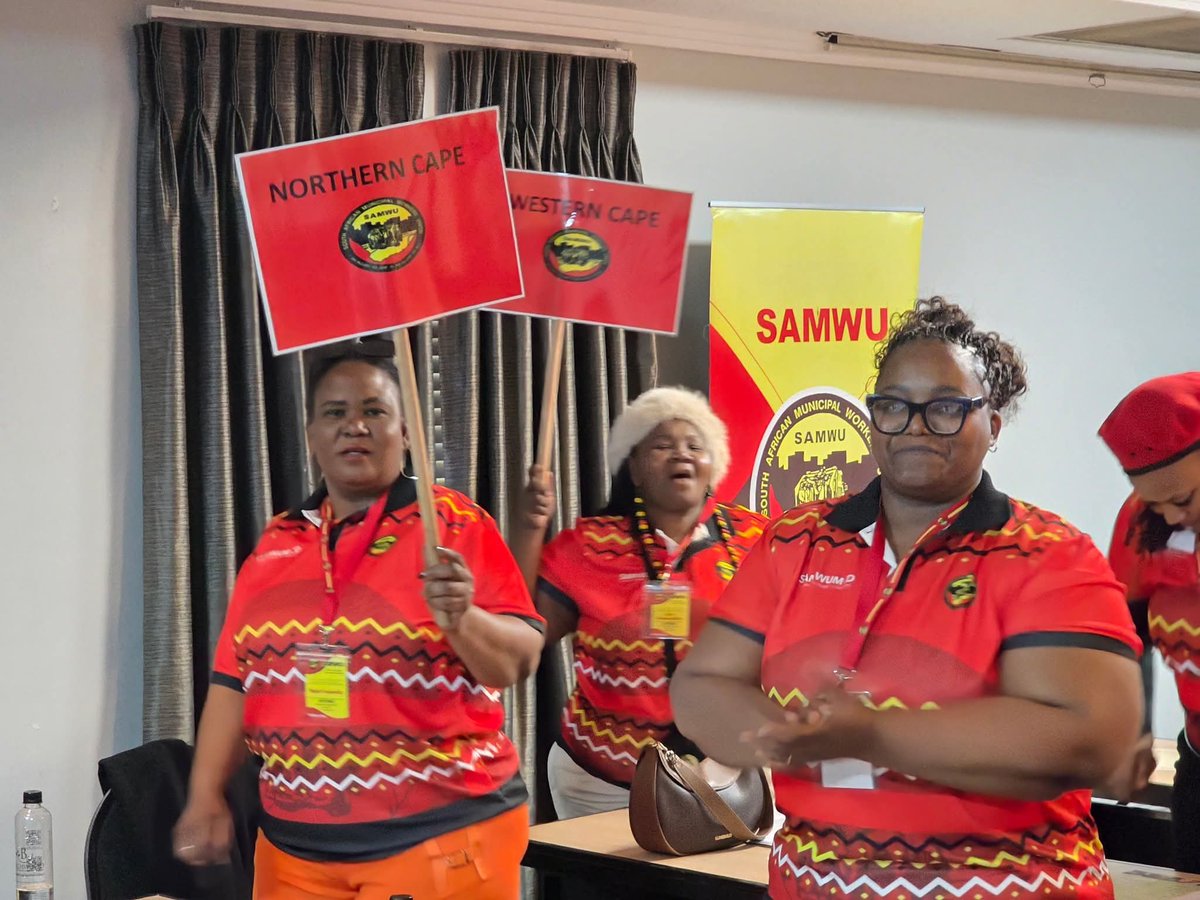 _cosatu's tweet photo. Today, #COSATU President Zingiswa Losi addressed #SAMWU National Gender Conference
#EqualPay
#GenderEquality
#GenderEquity
#ClassWar
#ClassStruggle https://t.co/LLQazzc7nv