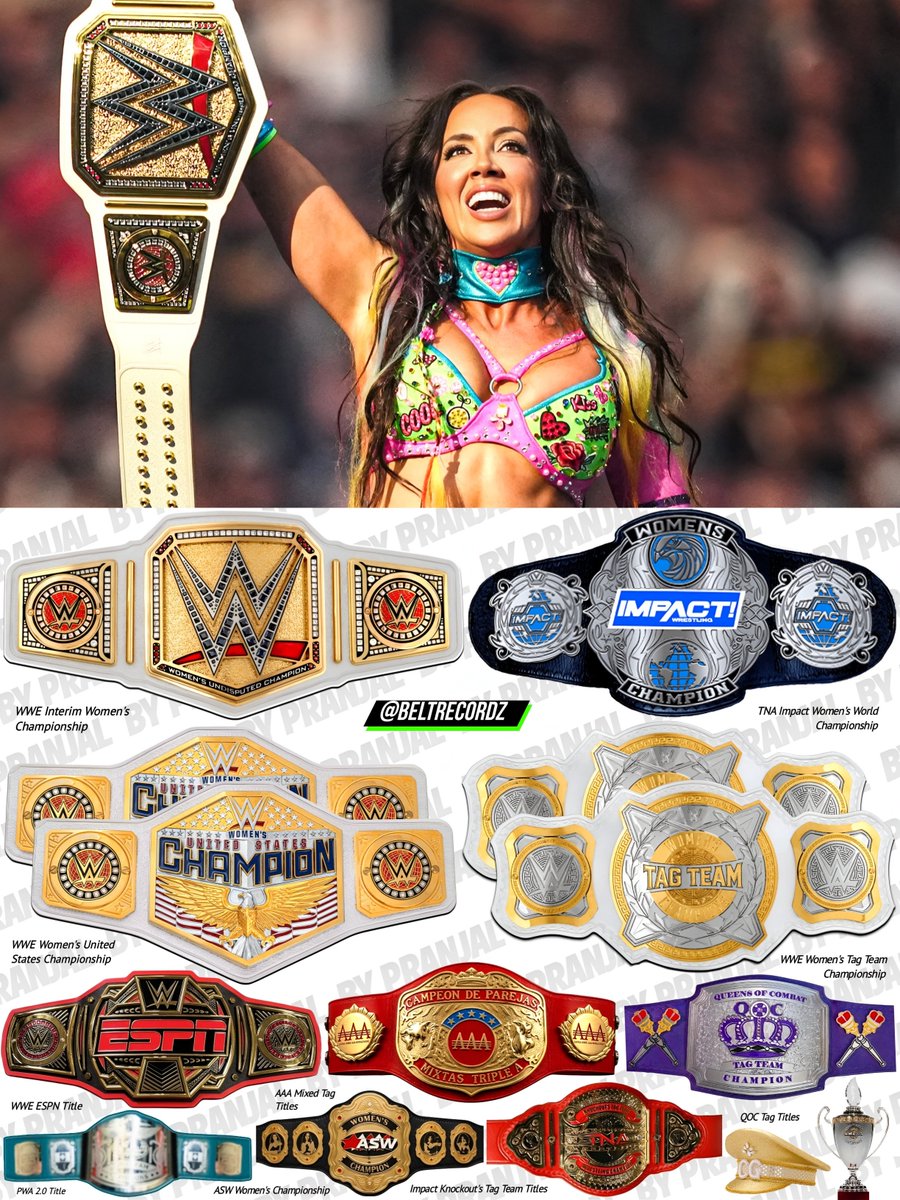 beltrecordz's tweet photo. The WWE Interim Women's Champion Chelsea Green 💚👏.. https://t.co/VKByLca8E0