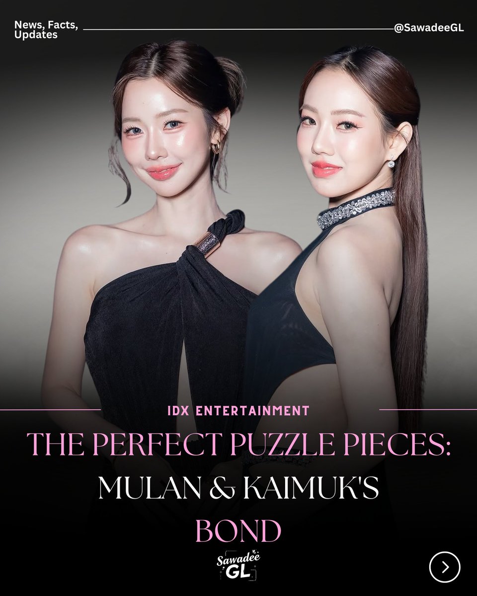 SawadeeGL's tweet photo. Mulan and Kaimuk opened up about their upcoming GL series Final Round in a Maya Hot News new interview.
Based on the latest information, #FinalRound appears to be the same project previously announced by IDX Entertainment as #GirlsFight in March. The project has changed both its title and lead duo, with Mulan @mulansssss and Kaimuk @kaimuknilawan now taking on the main roles.
The pair shared that the story follows two childhood friends who reunite after years apart, with romance developing in the world of boxing. They also talked about their real-life friendship, their excitement for the project, and expressed heartfelt gratitude to fans for always supporting them.
#kaimukn #mulanss #MulanKaimuk #idxentertainment #มู่หลานไข่มุก