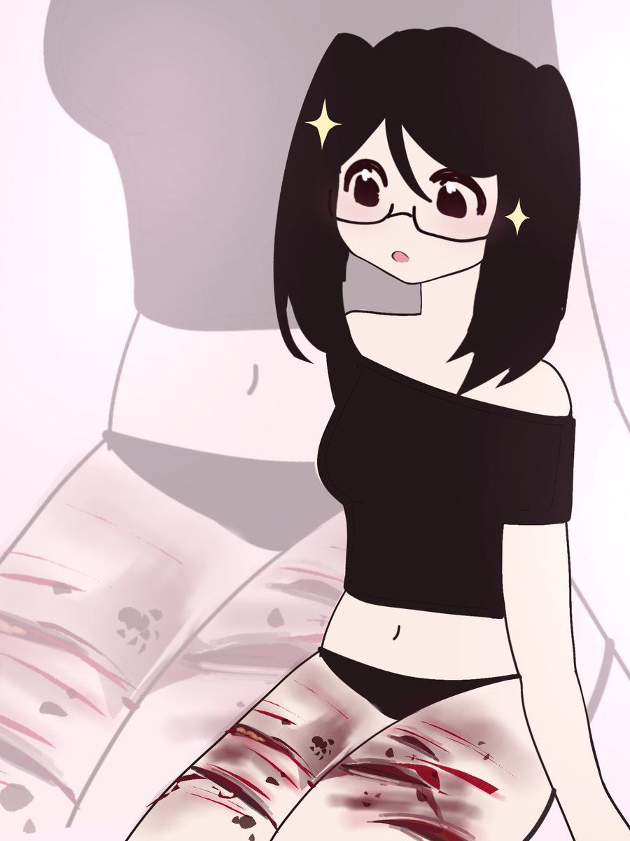 Mor1Xan's tweet photo. I'm a thickie person so I sometimes wonder how deep I would go if I cut /larp #larp #shedtwt #sh #cut #slit #doodleart https://t.co/nC9JyOHwex