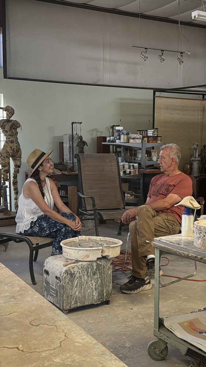 azIllustrated's tweet photo. Some behind the scenes magic from our story on Curt Brill, a Tucson- based sculptor. ✨

Watch Curt or any other story anytime on our YouTube channel. 📺 https://t.co/Kg1otnIDLc