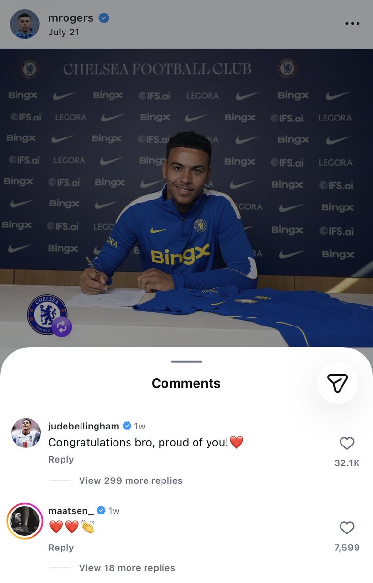 CFCms3's tweet photo. Jude Bellingham, we see you 👀🔵 https://t.co/CPCwvc7kCH