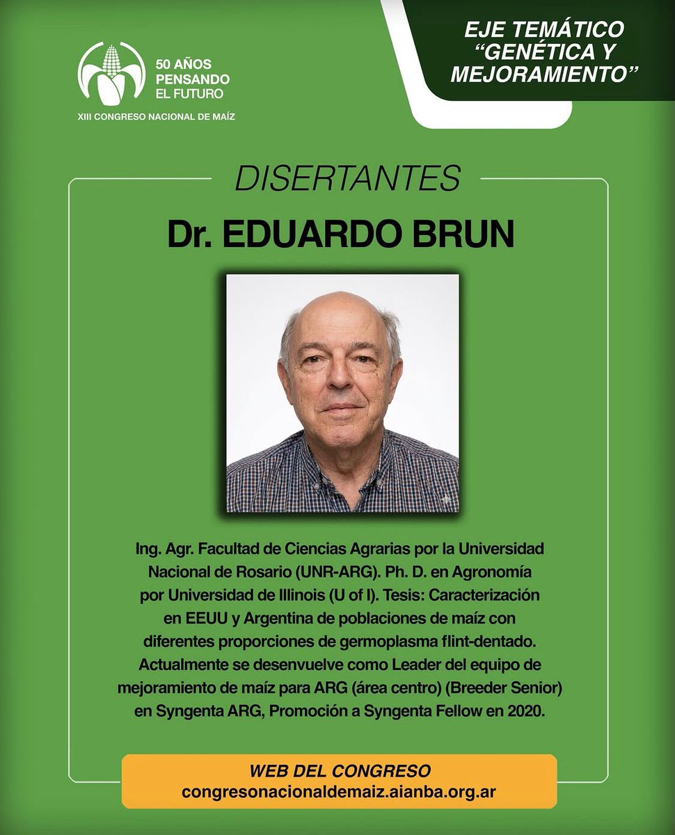 AgroActiva's tweet photo. Dra. Laura Charte, Dr. Marcelo Carmina, PhD Fernando Andrade, Dr. Fabricio Cassán, Dr. Eduardo Brun
📅 26 y 27 de agosto
📍 Pergamino, Buenos Aires https://t.co/m08NglGj6A