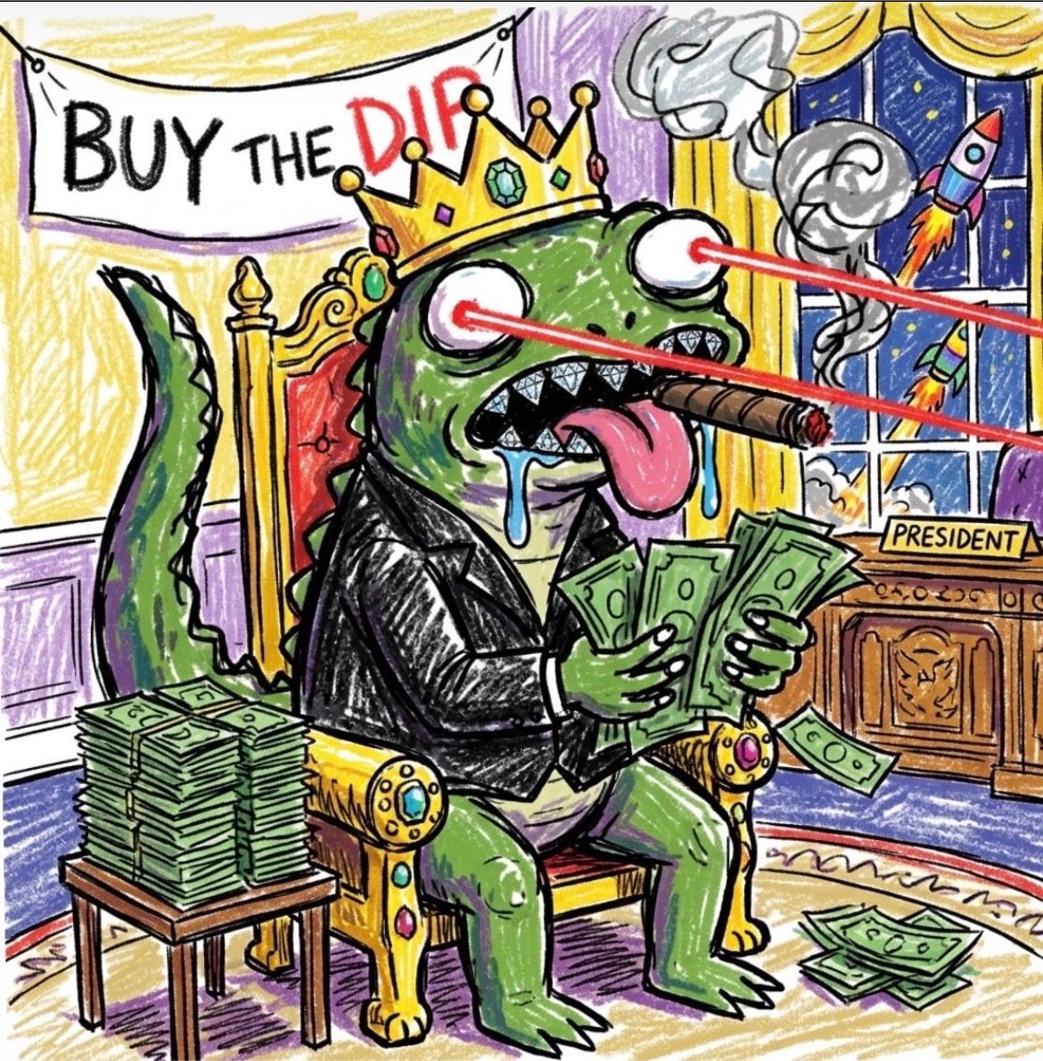Doodlegenics's tweet photo. Choose Community $Lazi Lizard 🦎 🚀 

Happy MemeCoin Monday Everyone https://t.co/MLDAFQOfYP