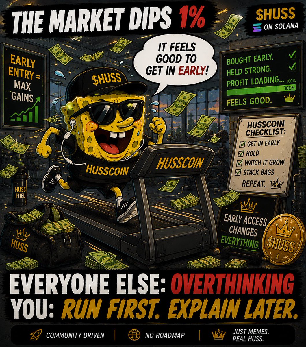 HussCoinSol's tweet photo. @D3nny_crypto It’s going to be Huss Coin
We’re launching soon so follow to stay updated
Run First. Explain Later.
$HUSS https://t.co/lhRD2DPEY3