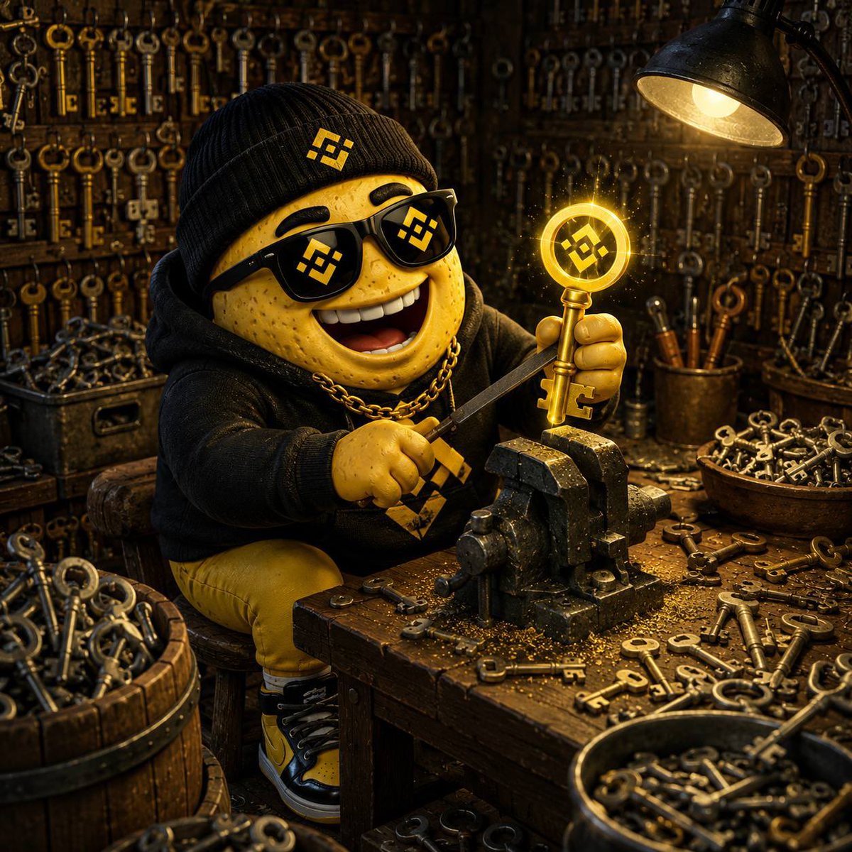 Beans_bnb's tweet photo. Every key unlocks a new reward. 
Stack. Hold. Earn. Repeat.

Let the $BNB rewards do the work while you keep building your bag.

$BEANS $BSC https://t.co/T8eS4yBGq2