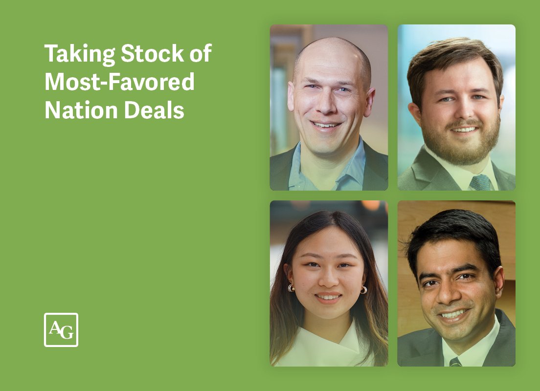 analysisgroup's tweet photo. In Health Affairs Scholar, Analysis Group authors share new research on how investors responded to the Trump administration’s previously announced most-favored nation drug pricing agreements. https://t.co/gKSgTvIJ0j https://t.co/mjsFJsmPDO