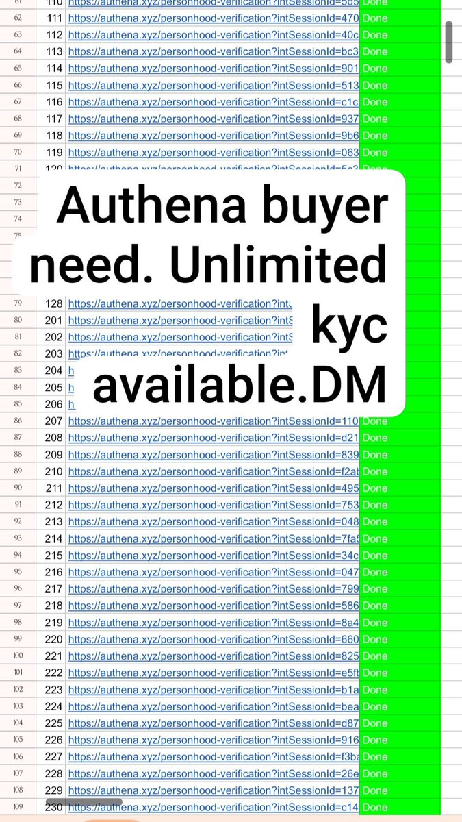 KYC_207's tweet photo. 出售

现成账户或KYC服务

#BYBIT

#KUCOIN

#WISE

#BLOCKPASS

#GALXE

#ypt

#ttx

其他任何项目需求

支持担保或先付款

我每天可以完成100-1000个账户。 https://t.co/g3fVcCLpRj