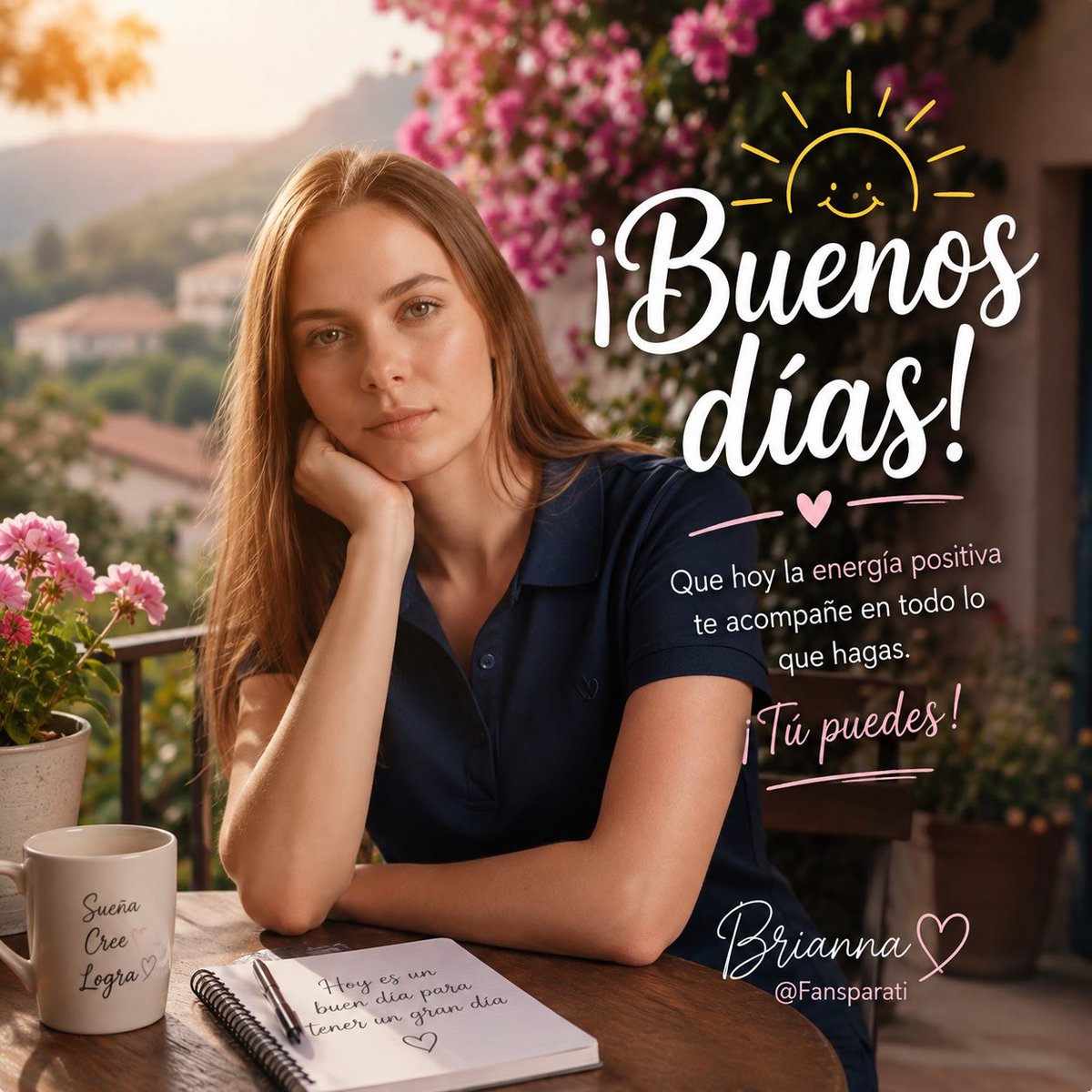 Fansparati's tweet photo. Hola! Buenos días a todos!
A los que me siguen y los que no!
Feliz inicio de semana 
#03ago #BuenosDíasATodos #feliziniciodesemana https://t.co/6GYPepjE1N