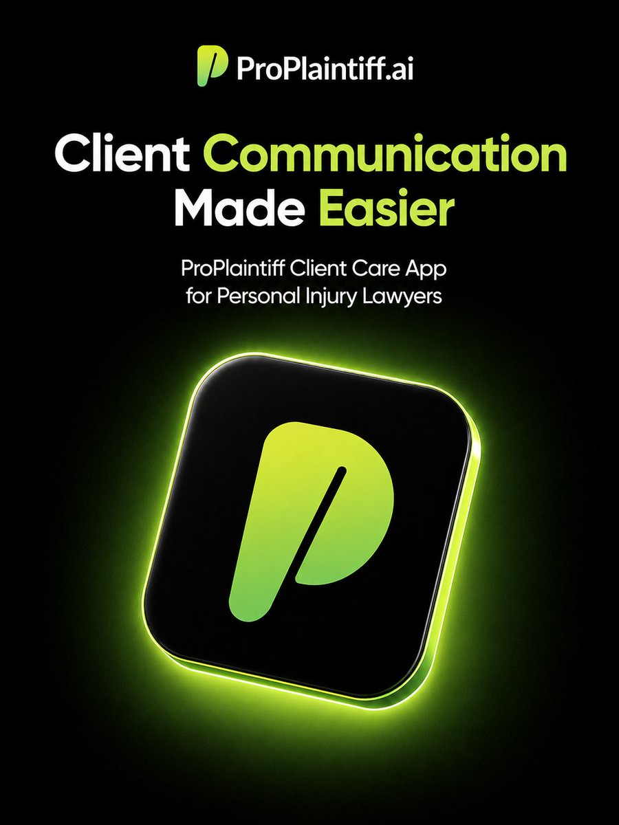proplaintiffai's tweet photo. Introducing our brand-new Client Care App! 🎉

Say goodbye to long wait times and hello to seamless communication. Our app is designed to enhance your clients experience, making it easier than ever to get real-time updates, schedule appointments, and access important information at your fingertips.

It is available on the app store for Google, and Apple.