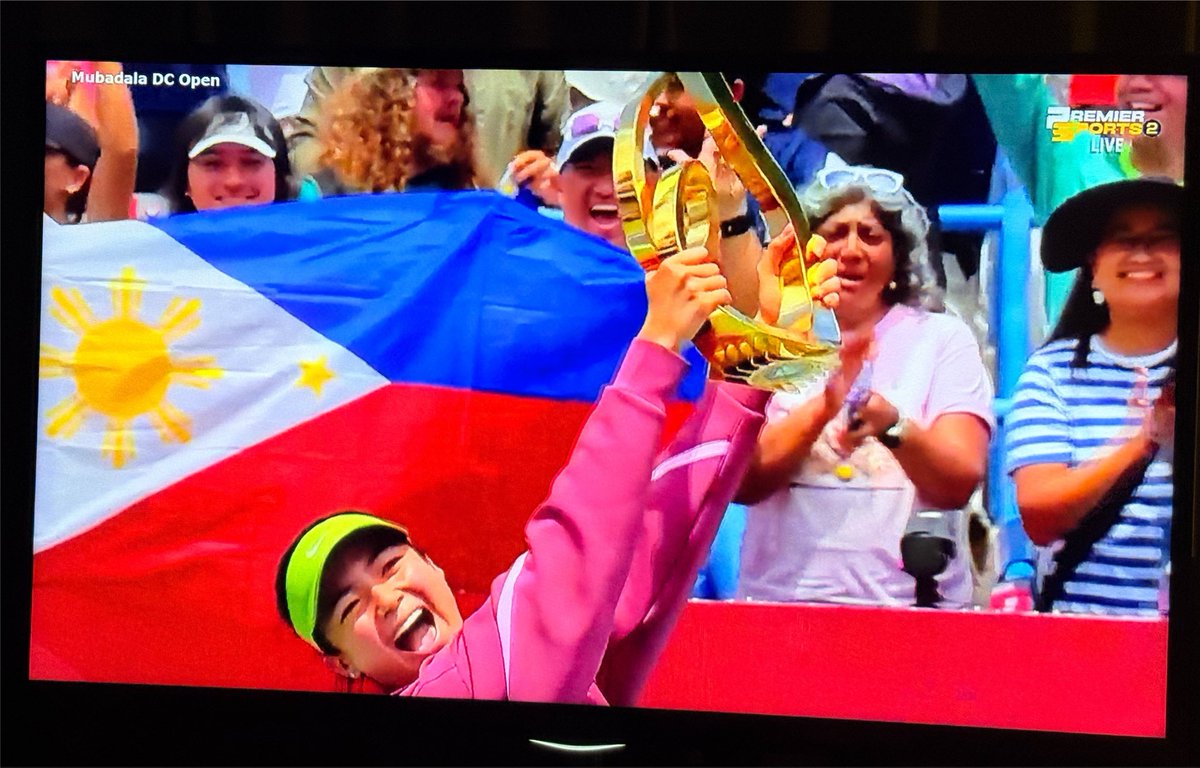 heymiann's tweet photo. Well-deserved win!! Mabuhay ka, Alex Eala!! 🇵🇭 https://t.co/J9E9hbeaga