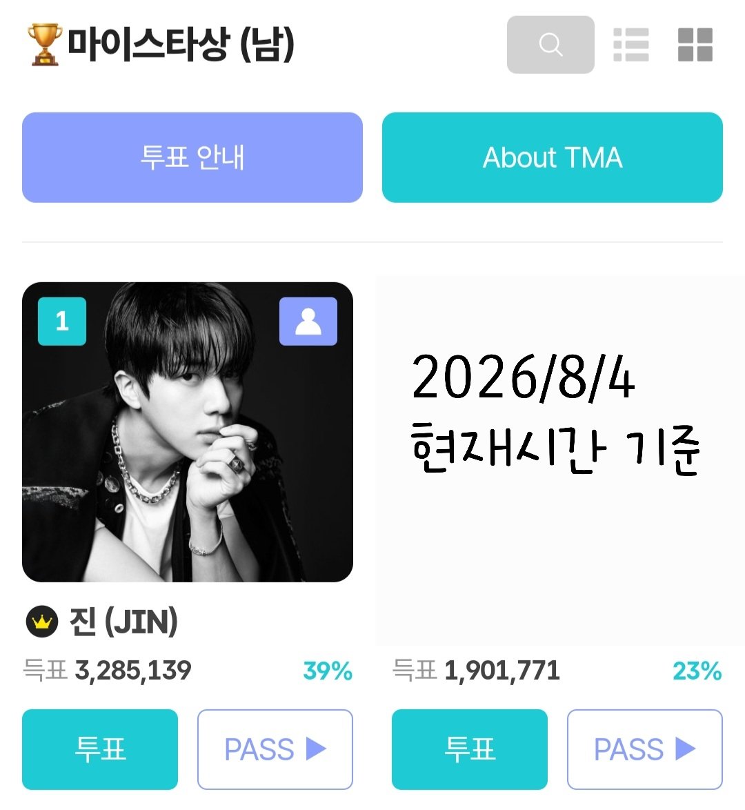 bodalike0412's tweet photo. 📢 개인팬도 하나가 되어야 하는 이유!

🚨 표가 갈라지면 2026 TMA 트로피를 받을 수 없습니다.

🏆 마이스타상 2차는 최종 1위 단 한 명만 트로피를 받습니다.

이번만큼은 함께 힘을 모아주세요. 💜
https://t.co/U1IbMyjjLa https://t.co/MhJXyL3Tte