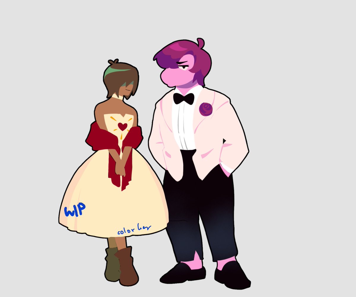 y3llowring0's tweet photo. gay prom night ah goofy ass krusie wip https://t.co/ck6dSGJe8u