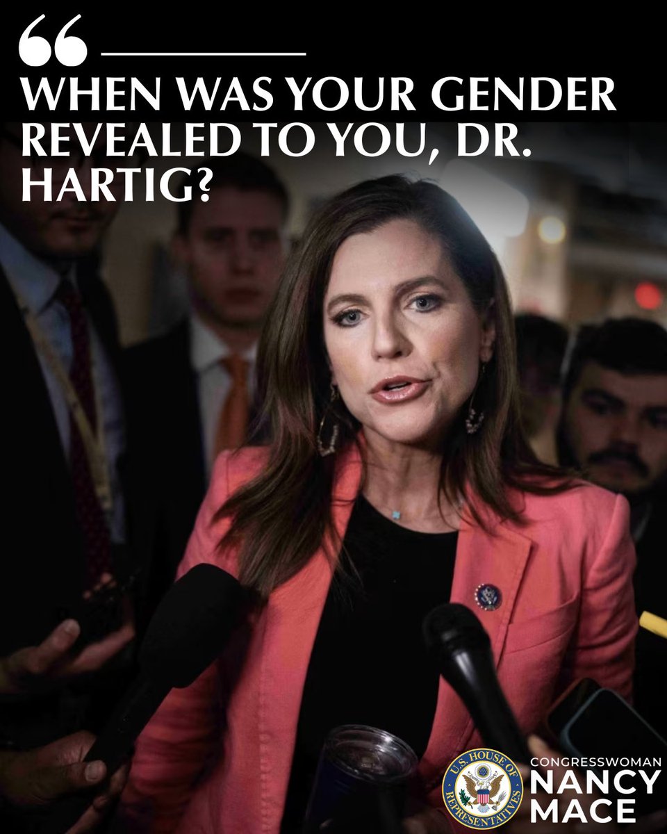 RepNancyMace's tweet photo. Dr. Anthea Hartig runs the Smithsonian National Museum of American History, where millions of people visit every year and American kids go on field trips.

She's using your tax dollars to put drag queen displays in front of children and teach them their gender isn't always defined at birth.

When we asked her when her gender was revealed to her, she said it wasn't "relevant." Not relevant to answer, but relevant enough to put on display for millions of Americans to see.

This is a taxpayer-funded museum supposed to be about AMERICAN HISTORY. 

This isn't history. 

This is indoctrination, and you're paying for it.