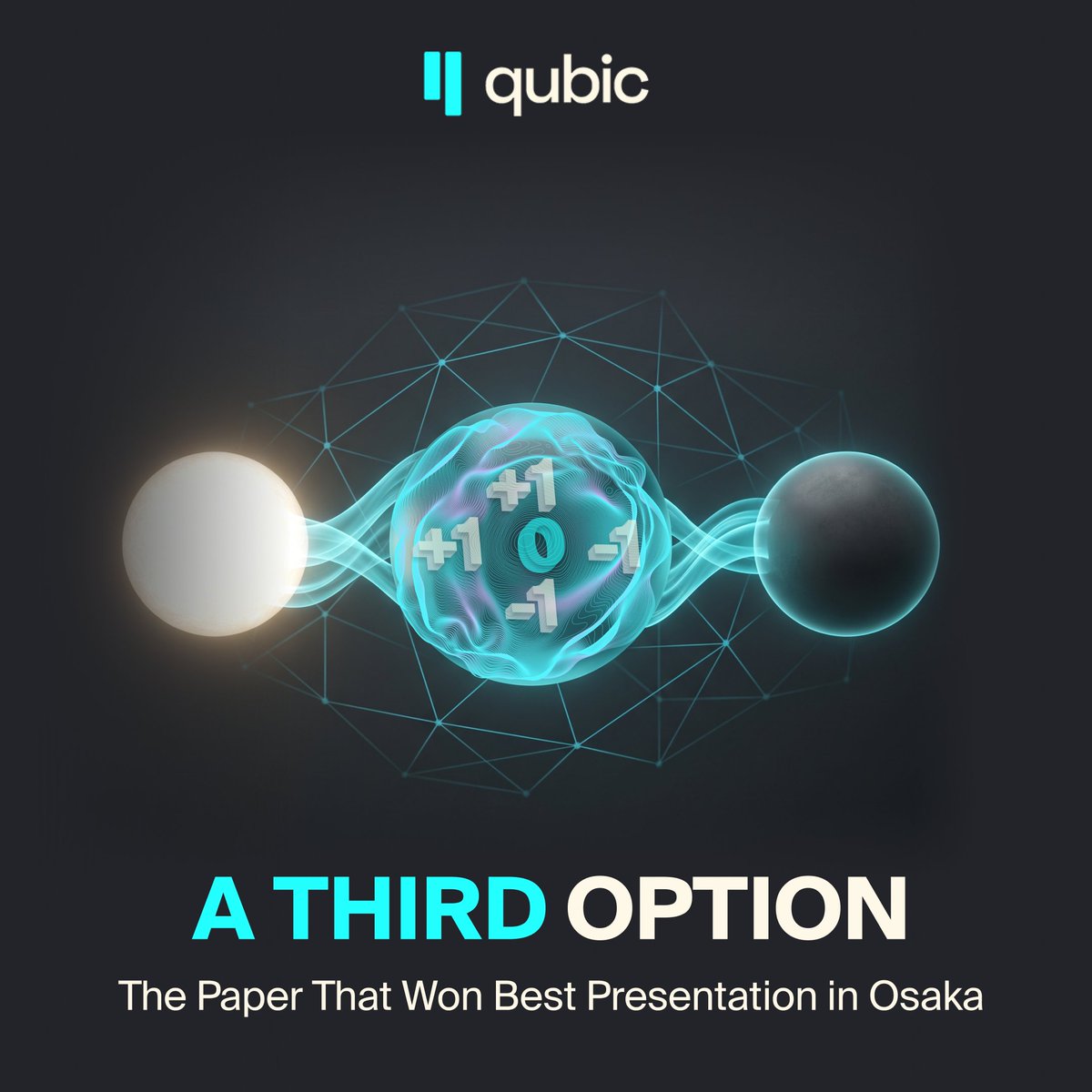 _Qubic_'s tweet photo. What happens when you give a neural network a third option between "on" and "off"?
That question is the entire paper.
And the answer won Best Oral Presentation at AMLDS Osaka under IEEE. 🧵 https://t.co/NQYUYWgJKq