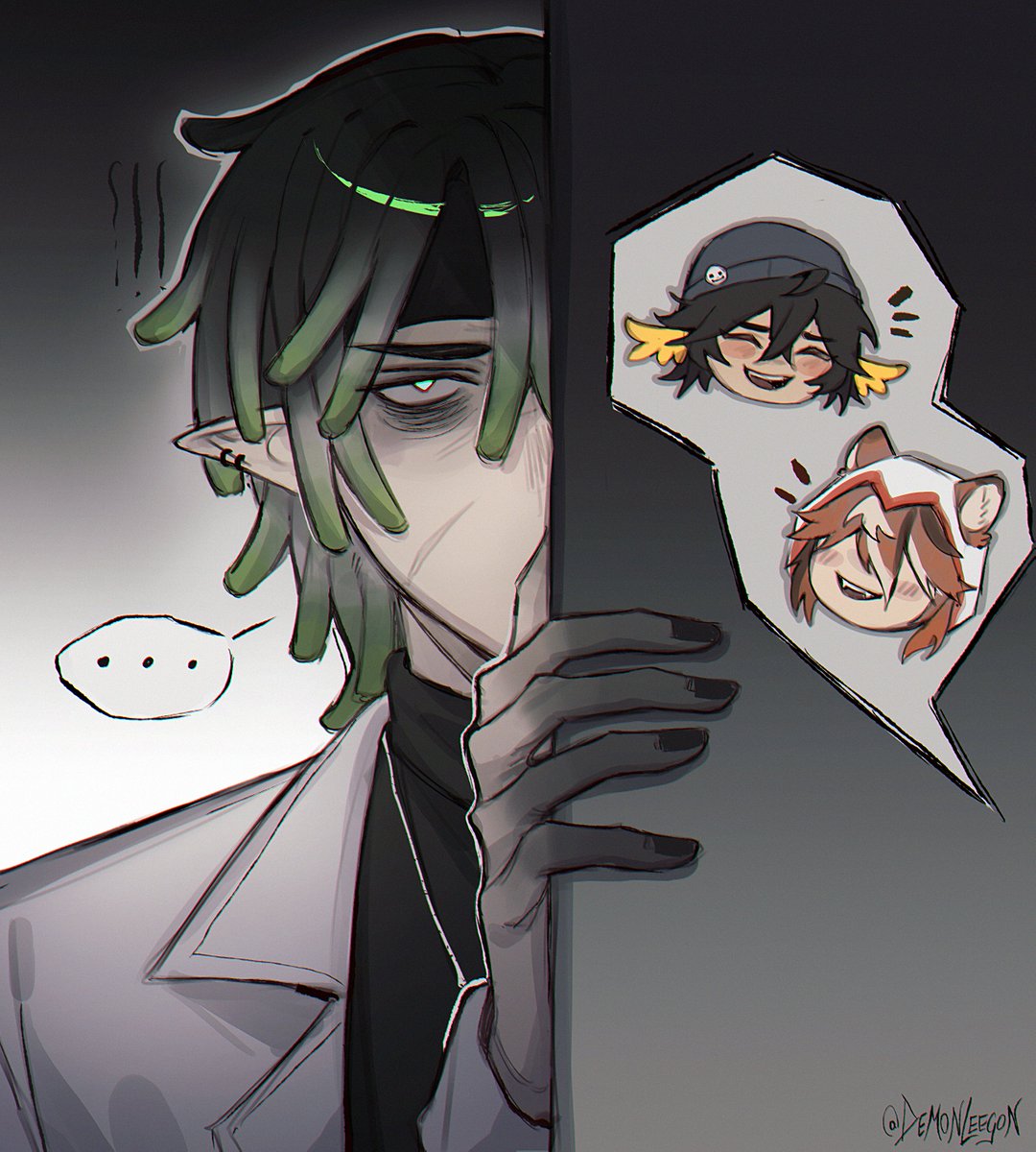 DemonLeegon's tweet photo. day 2; jealousy

#naukosick #naukosickweek https://t.co/cfWEYJBhzJ