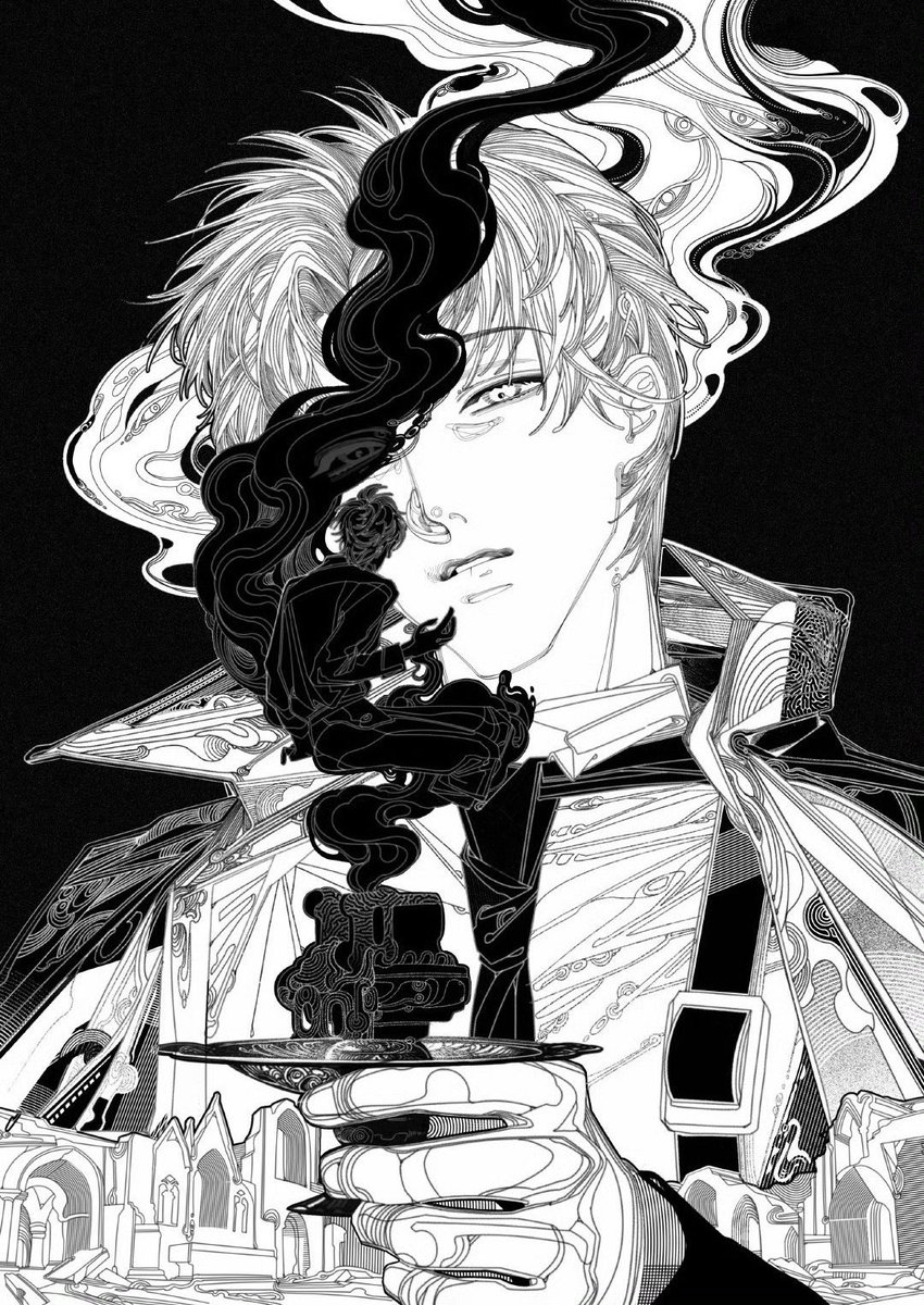 Say4951's tweet photo. I have a fascination with this type of illustration 😶‍🌫️ https://t.co/JgyBlLUTe1