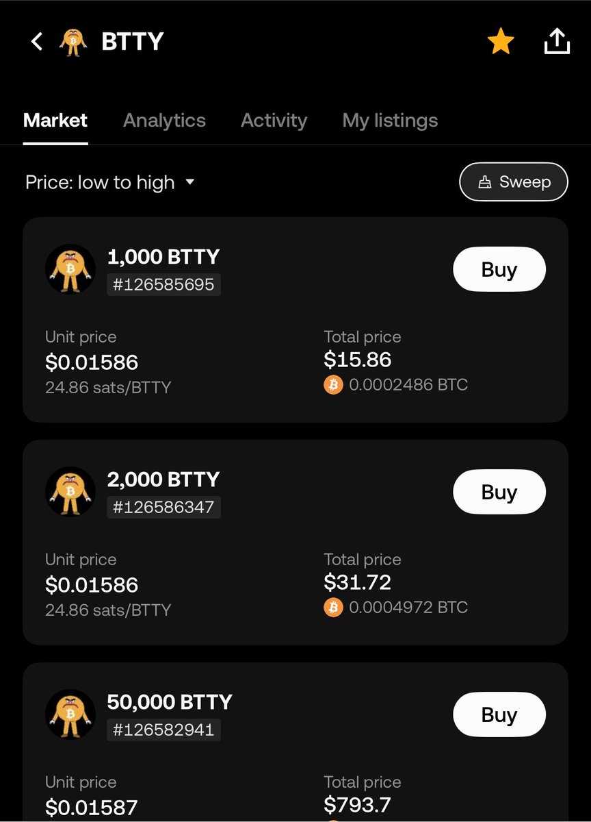 suisamuii's tweet photo. Click on BTTY and buy the package that best suits your interest. 

Make sure you sort as price: low to high 

The packages on the top are cheapest https://t.co/OeGF0qthXt