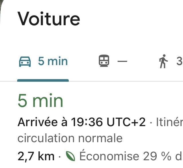 solishortus's tweet photo. Quand j’ai vu ça sur le GPS au moment de calculer l’heure à laquelle je devais partir pour l’entretien d’embauche… j’ai su que je DEVAIS avoir ce job mdr https://t.co/i9GpvWSWTV