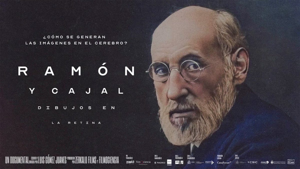 joseadserias's tweet photo. El documental «Ramón y Cajal: dibujos en la retina», de Luis Gómez Juanes, ya puede verse desde casa en CaixaForum+, la plataforma cultural de la Fundación ”la Caixa”: basta con registrarse. Una guía paso a paso, con los idiomas y las opciones de accesibilidad disponibles.

https://t.co/hquLp34J9i

#Cajal #Documental #CaixaForum #Divulgación