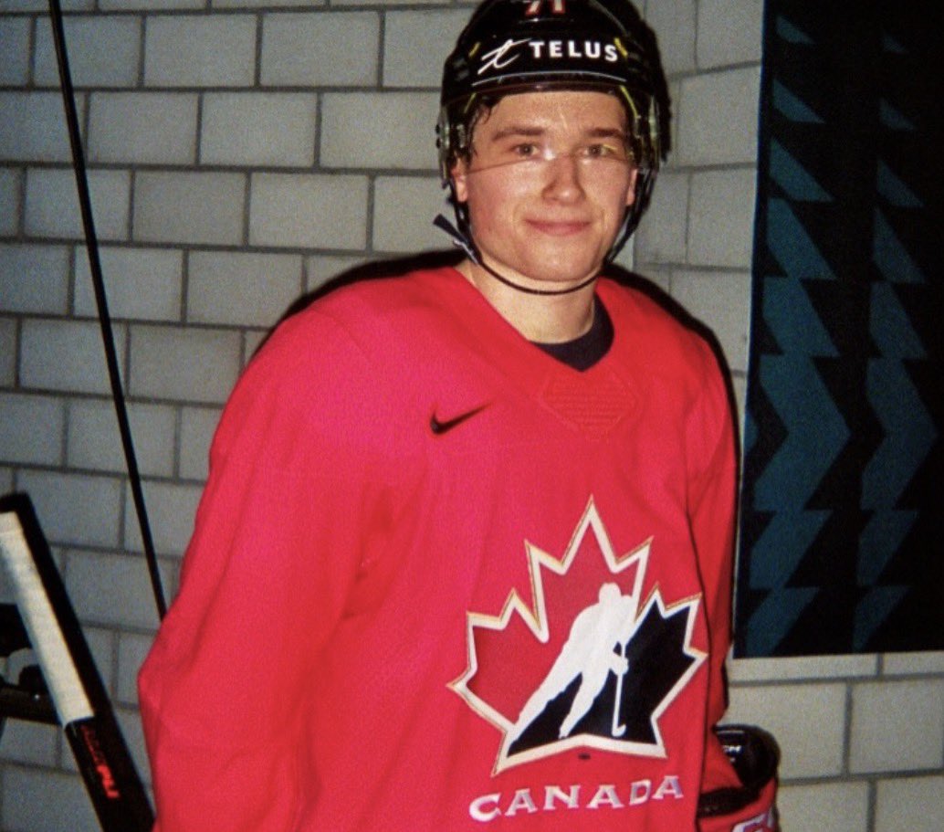 sharkssource's tweet photo. [ 📸 ] Macklin Celebrini at Worlds on film!

via @/agency_twelve https://t.co/Z8FXKF126Z