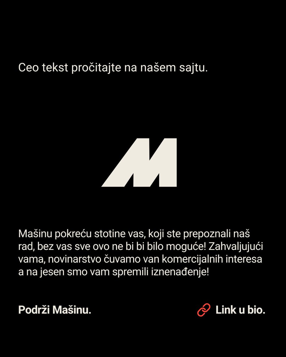MasinaRS's tweet photo. Tri femicida u svega sedam dana ponovo su otvorila pitanje zbog čega institucije ne uspevaju da zaštite žene koje prijavljuju nasilje, ali i zašto se ubistva žena u javnosti i dalje tretiraju kao pojedinačni zločini, a ne kao posledica duboko ukorenjenog rodno zasnovanog nasilja. 

Sagovornice Mašine, programska direktorka FemPlatza Kosana Beker i članica Komisije za žalbe Saveta za štampu Jelena Petković, upozoravaju da je reč o dva povezana problema: izostanku institucionalne odgovornosti i medijskoj praksi koja dodatno narušava dostojanstvo žrtava.

Više pročitajte na našem sajtu.