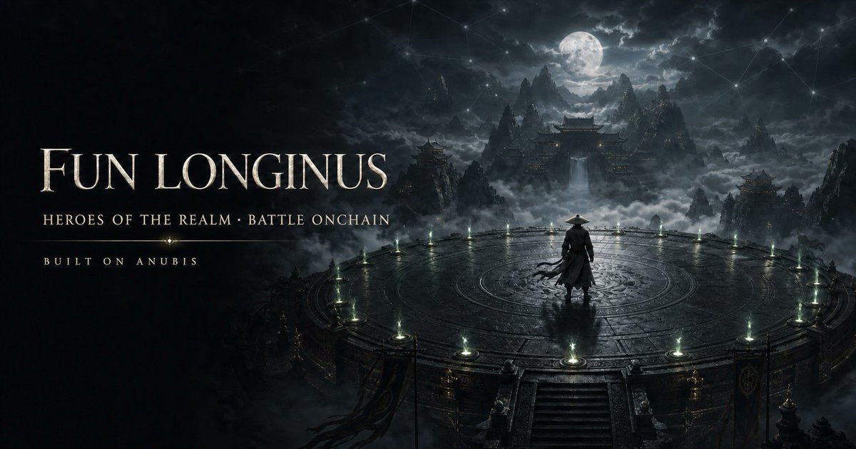 FunverseGG's tweet photo. Many warriors.  One arena.  One champion.

FUN LONGINUS is coming.
The first onchain game from FUNVERSE. ⚔️

#FUNVERSE #FUNLONGINUS #Web3Gaming https://t.co/XWoNoyU2LH