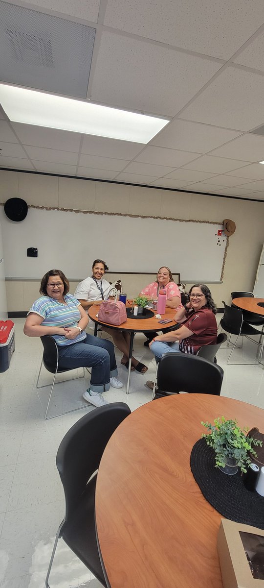 MrsE_Math_Queen's tweet photo. Our wonderful Kinder team bonding on day 1. Get it Kinder!!! @TWE_Texans https://t.co/d5AUXJK1CE