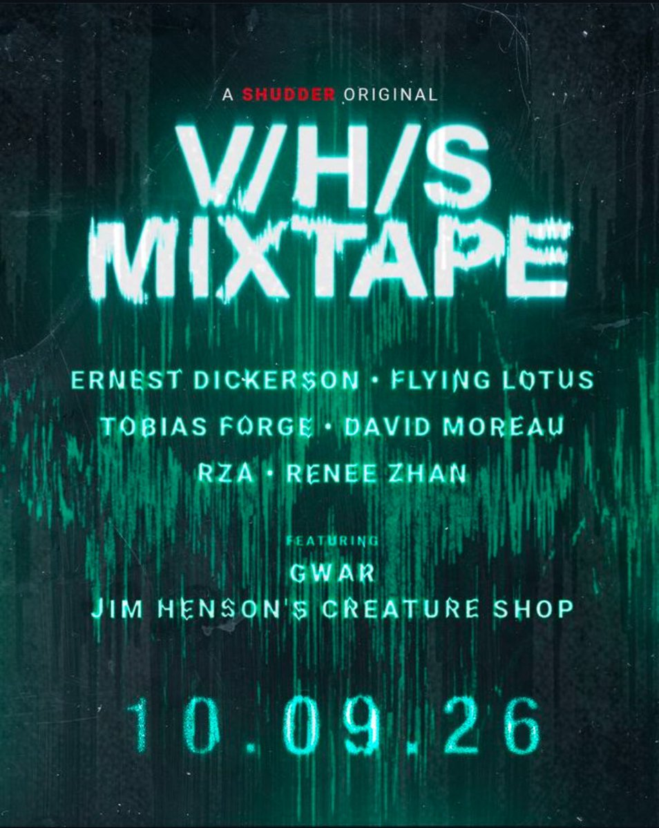 PapaCrave's tweet photo. Via: @variety 

Tobias Forge is set to direct a music video for the ninth installment of the V/H/S franchise, “V/H/S/MIXTAPE,” which premieres October 9 on Shudder. 🎬🍿 https://t.co/yYmS48H6hc