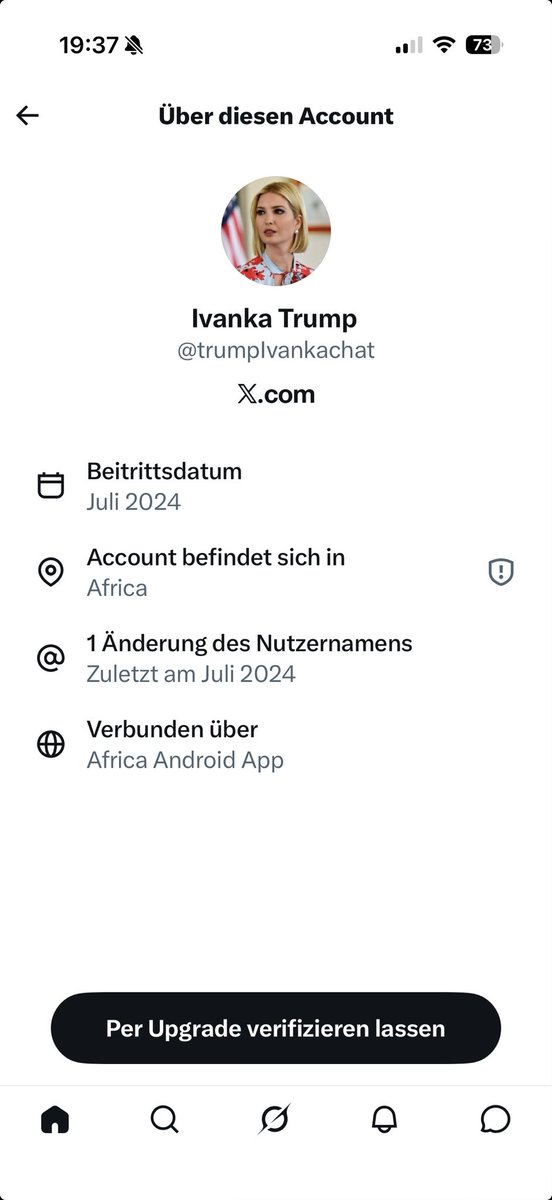 zestheo's tweet photo. @trumpIvankachat Was it announced in Africa? 🤡 https://t.co/i7rUtHNmLF