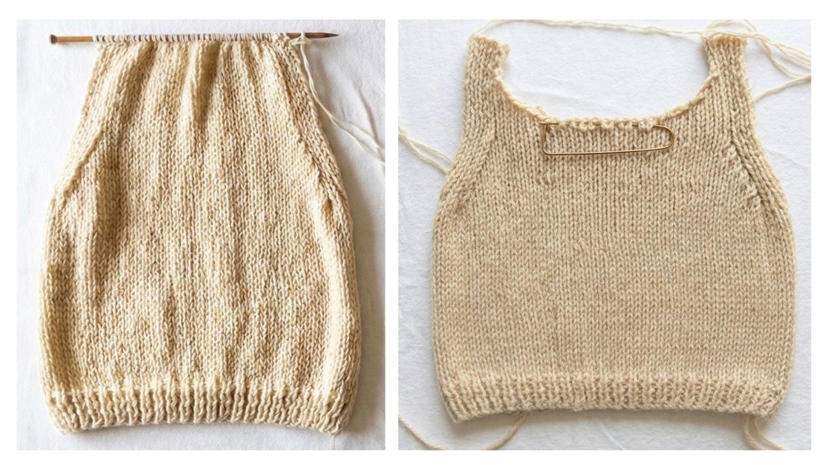 CelinaBomBon's tweet photo. #knit #knitting #fo #vest #handmade #merino #wool #tejido https://t.co/SYWTbbj3VP